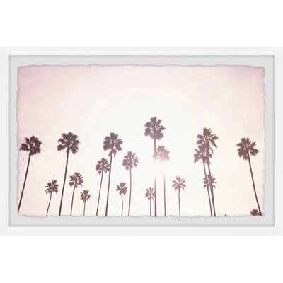 'The Palm Trees' Picture Frame Photograph Print on Paper - Image 0