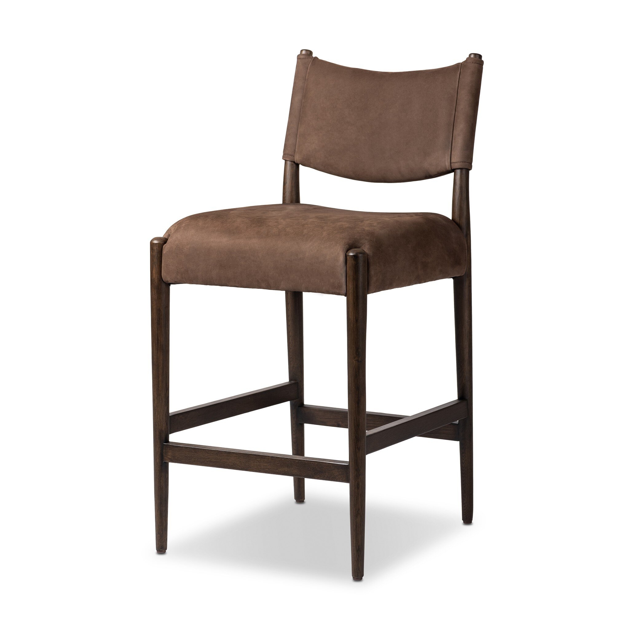 Jayla Counter Stool - Nubuck Cigar - Image 1