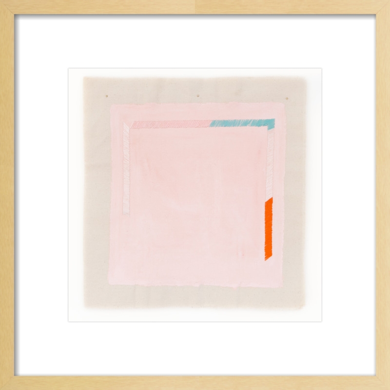 Pink with Turquoise Orange by Emily Keating Snyder for Artfully Walls - Image 0
