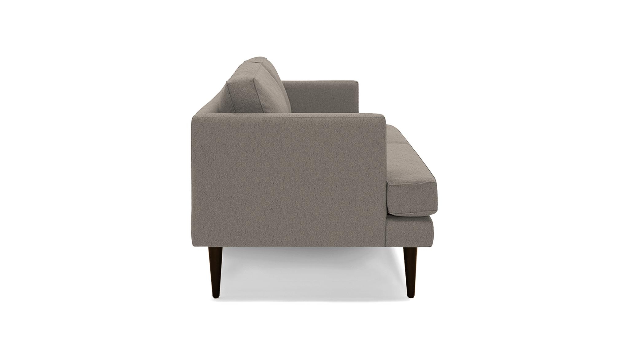 Gray Preston Mid Century Modern 86" Sofa - Prime Stone - Mocha - Image 2
