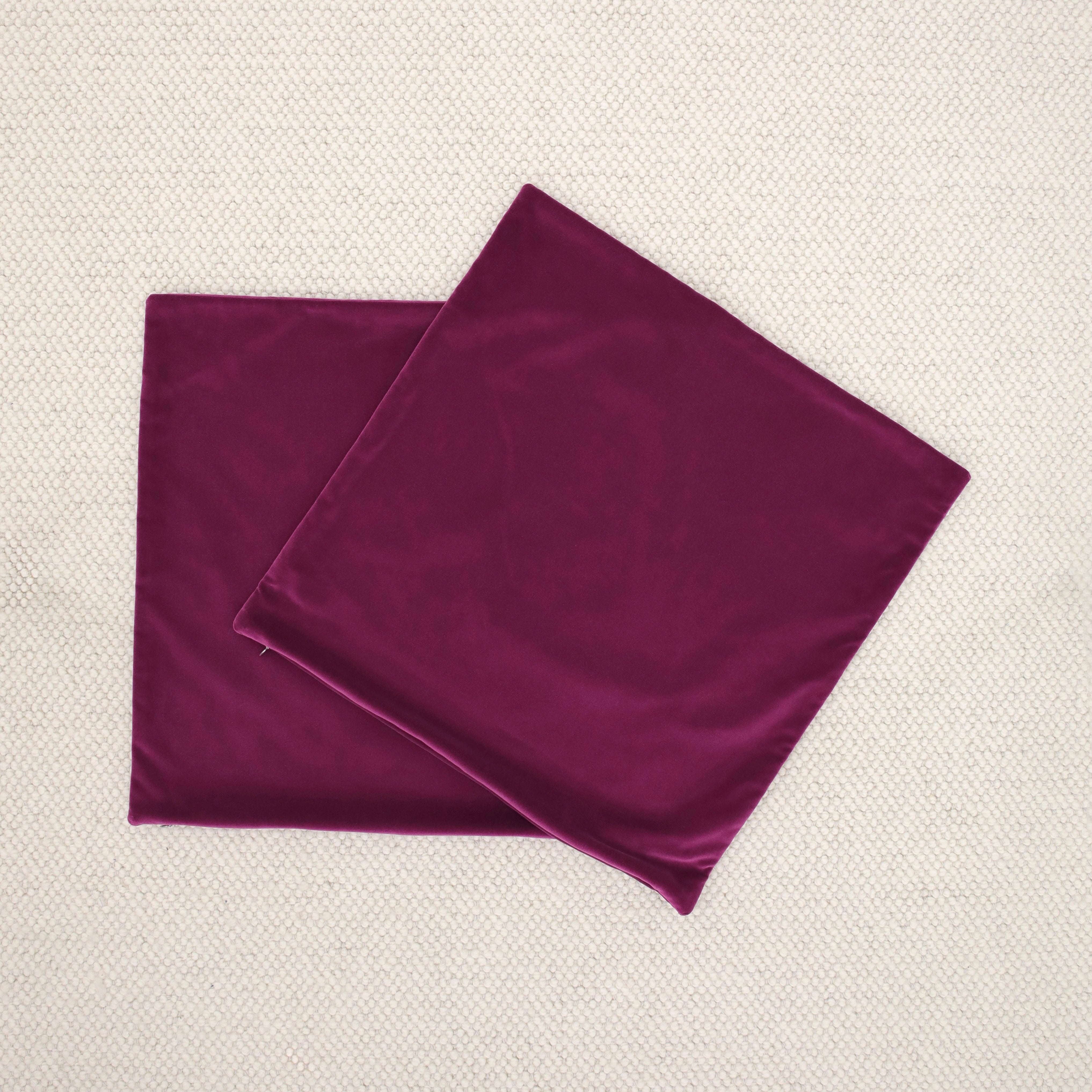 PAIR OF 22" SIGNATURE VELVET // ORCHID - Default Title - Image 0