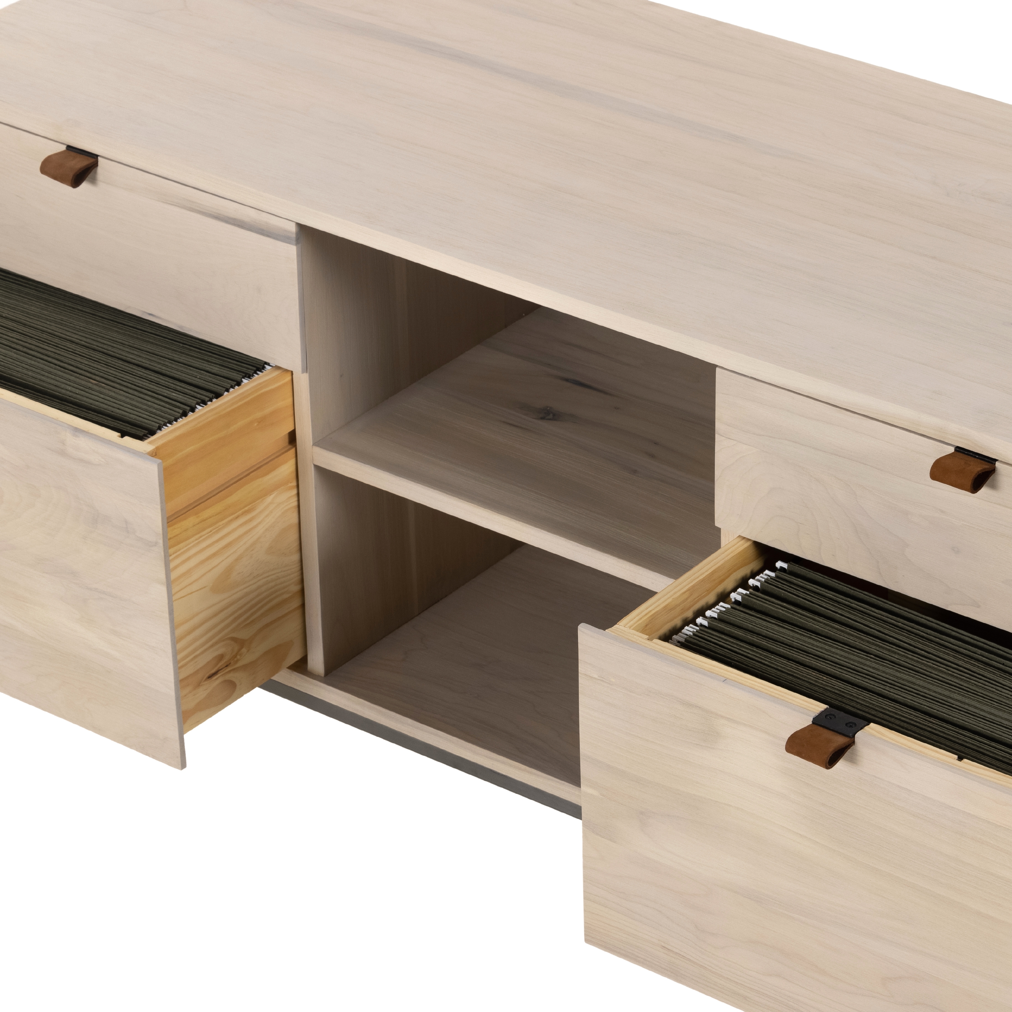 Trey Modular Filing Credenza-Dove Poplar - Image 11