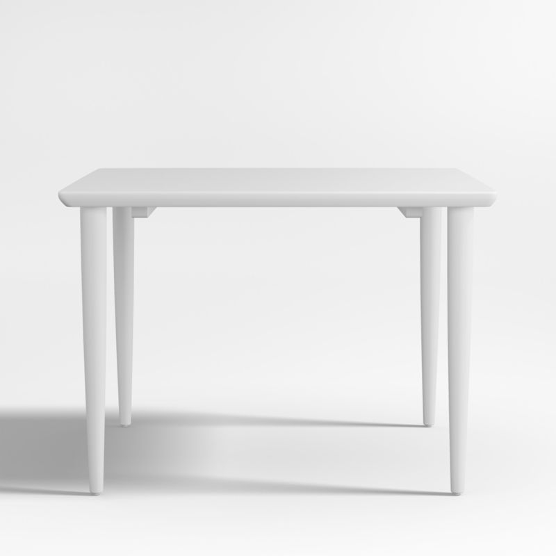 Hampshire White Wood Square Kids Play Table - Image 1
