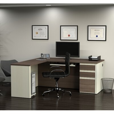 Kenworthy Reversible L-Shaped Executive Desk - Image 0