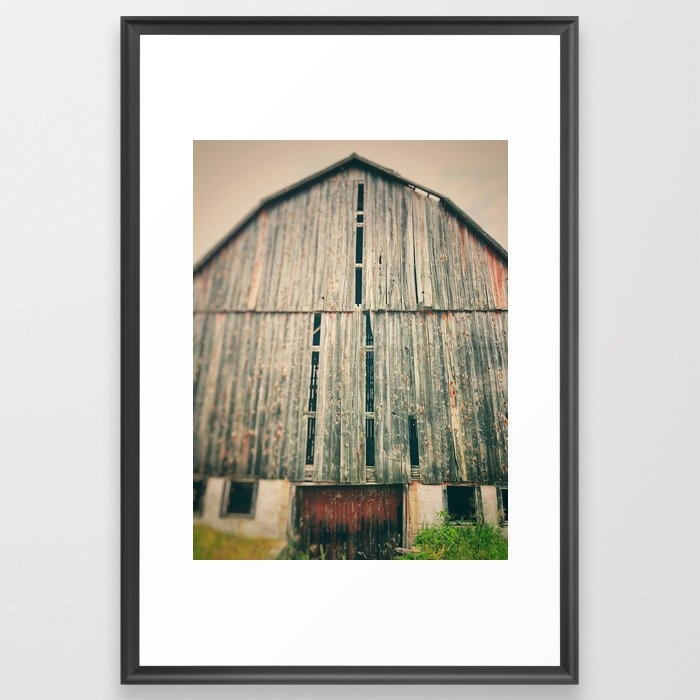 Weathered Framed Art Print by Olivia Joy St Claire X  Modern Photograp - Scoop Black - Large 24" x 36"-26x38 - Image 0