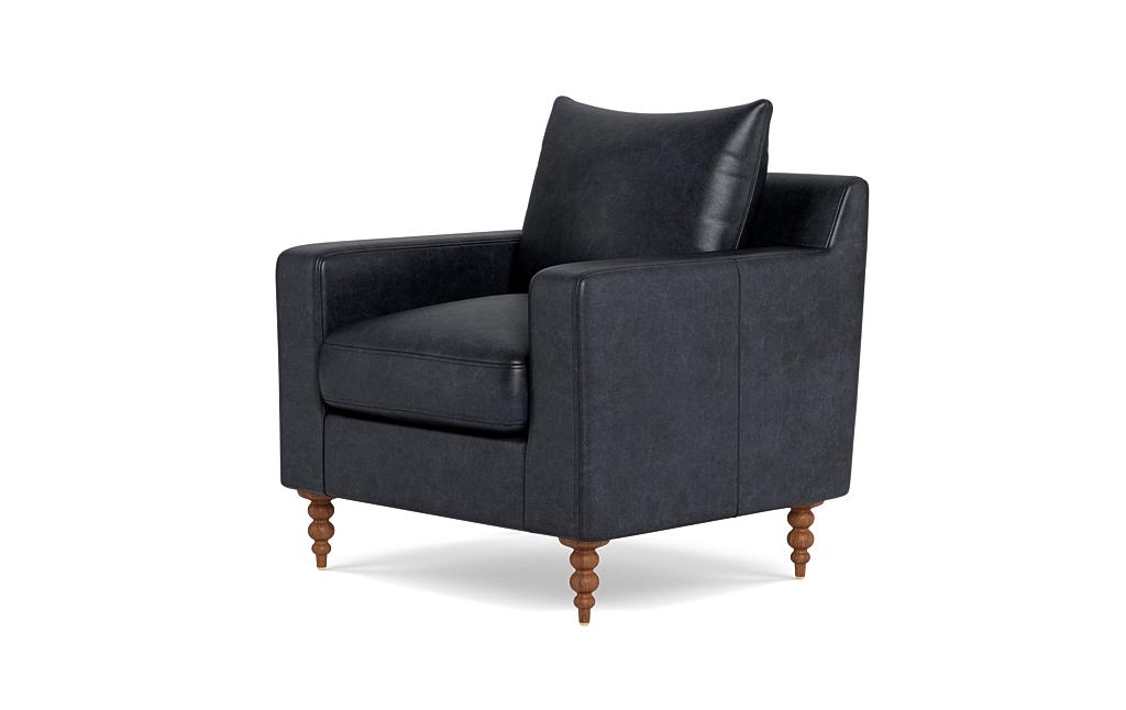Sloan Leather Petite Chair - Image 2