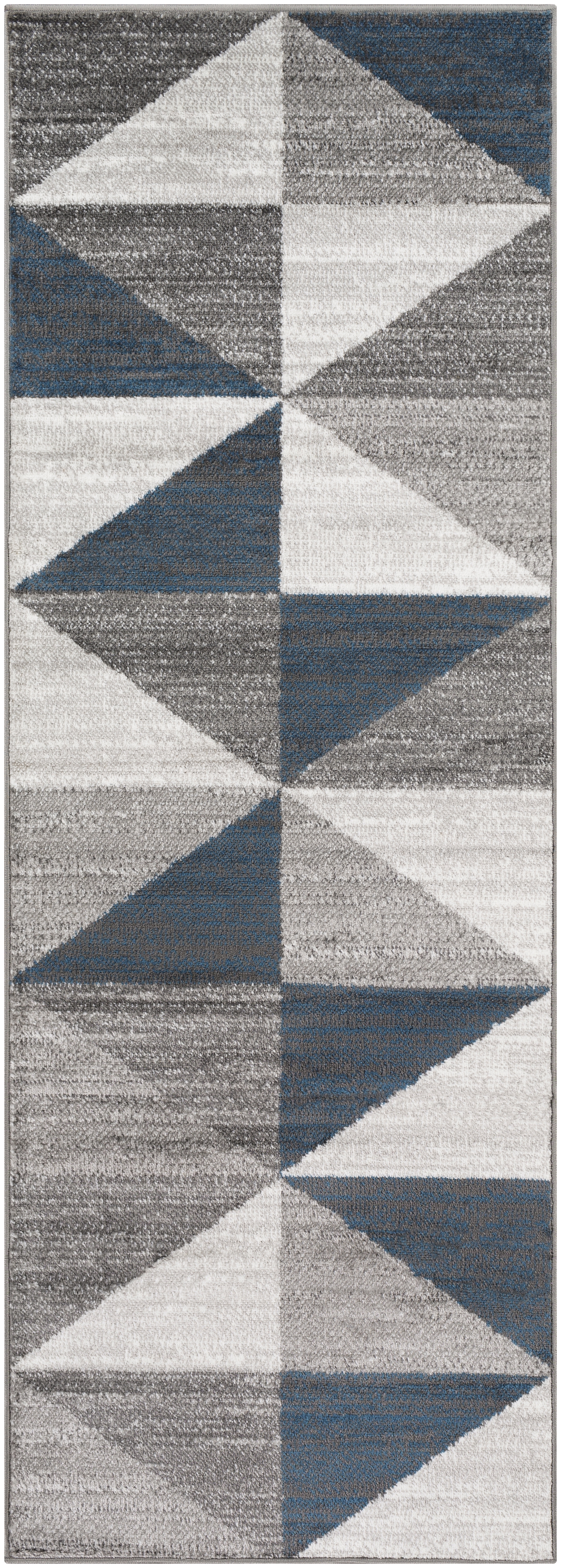 Monte Carlo Gray Indoor 2'7" x 7'3" Machine Woven Rug - Image 0
