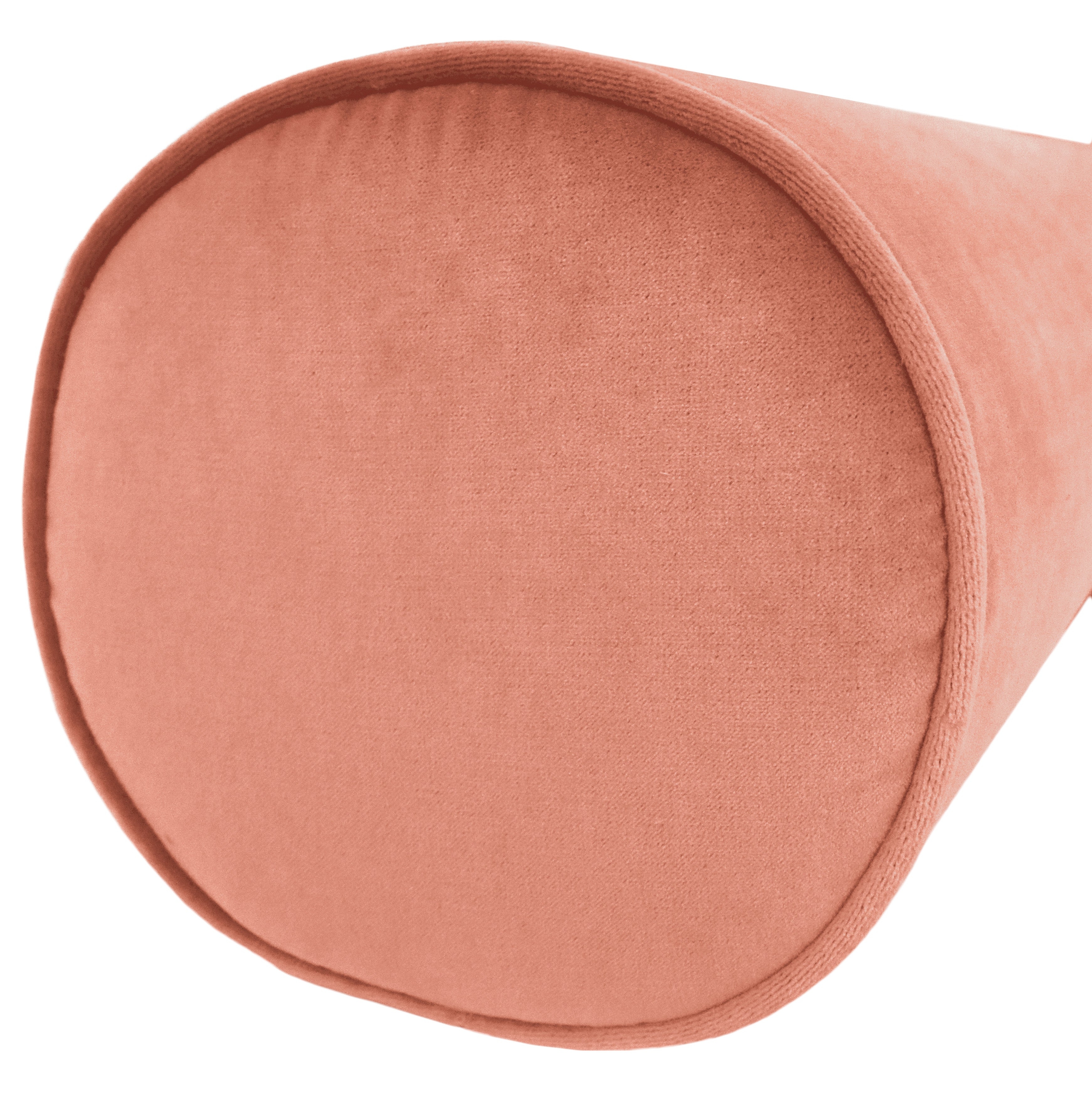 THE BOLSTER :: SOCIETY VELVET // BLUSH - BY THE YARD - Image 1