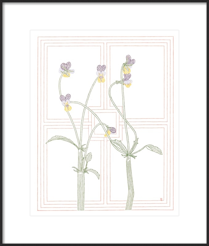 Violas by Rachel Schlothan for Artfully Walls - Image 0