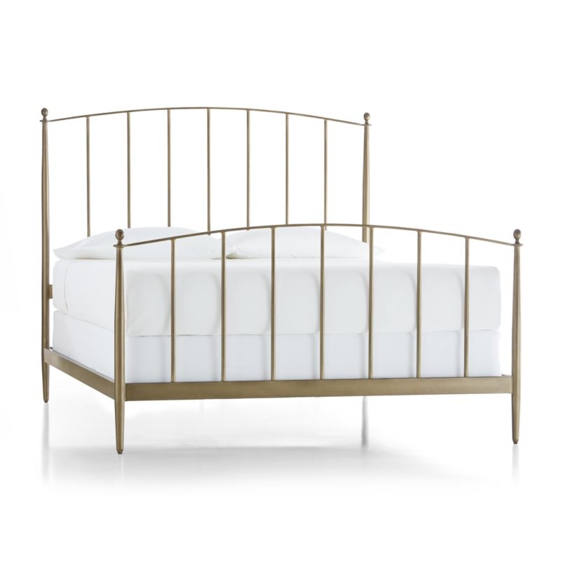 Mason Brass Queen Bed - Image 3