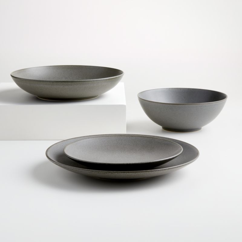 Craft Charcoal Coupe Salad Plate - Image 4