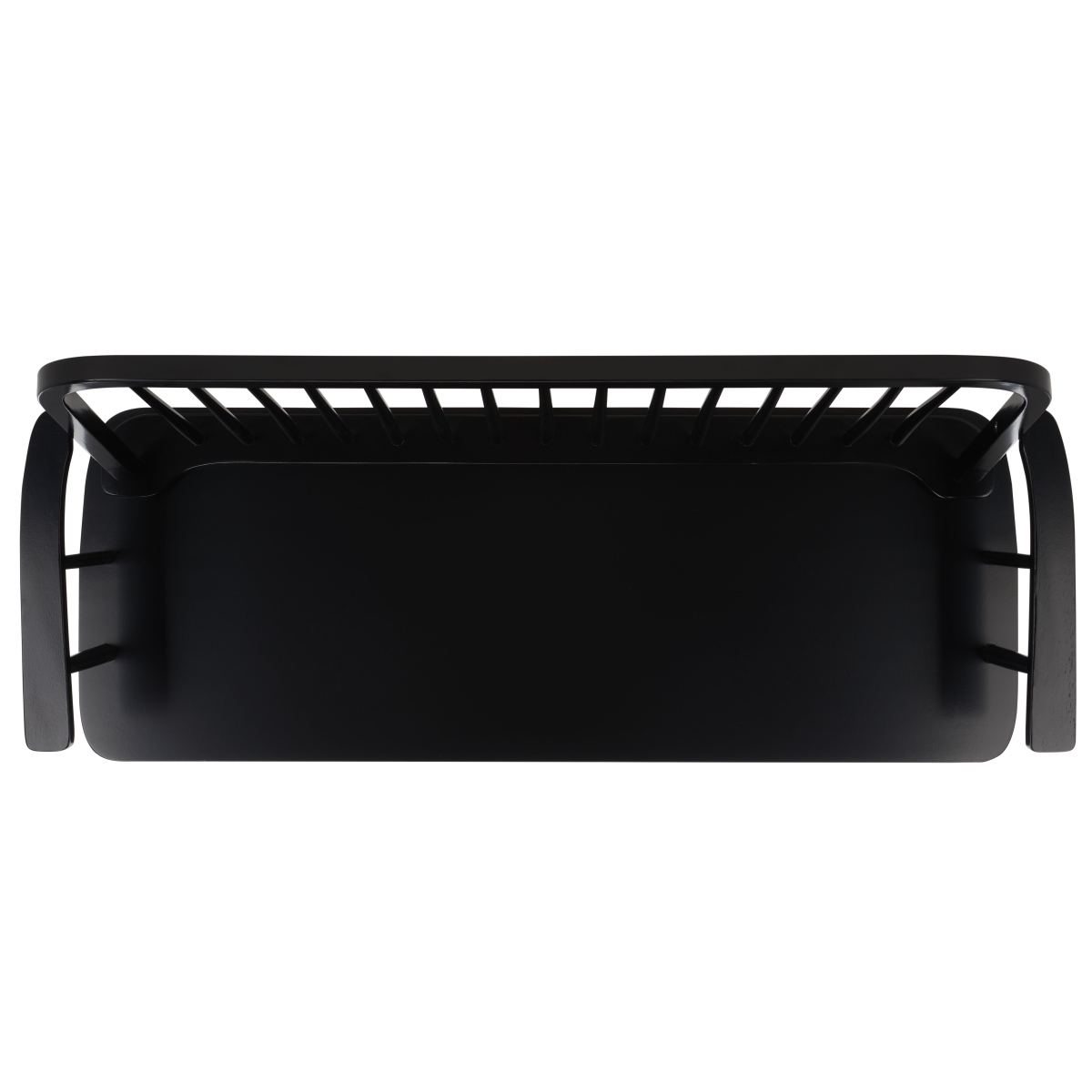 Lucilia Spindle Bench - Black - Safavieh - Image 5