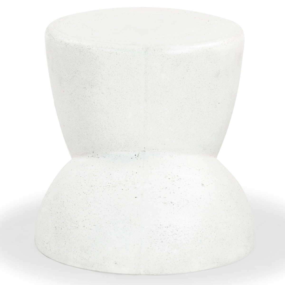 Glynda Concrete Accent Table - Ivory - Image 6