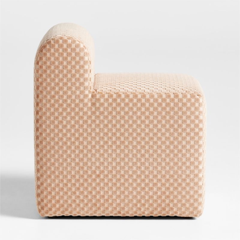 Wellie Terracotta Pink Slipper Kids Play Chair - Image 1
