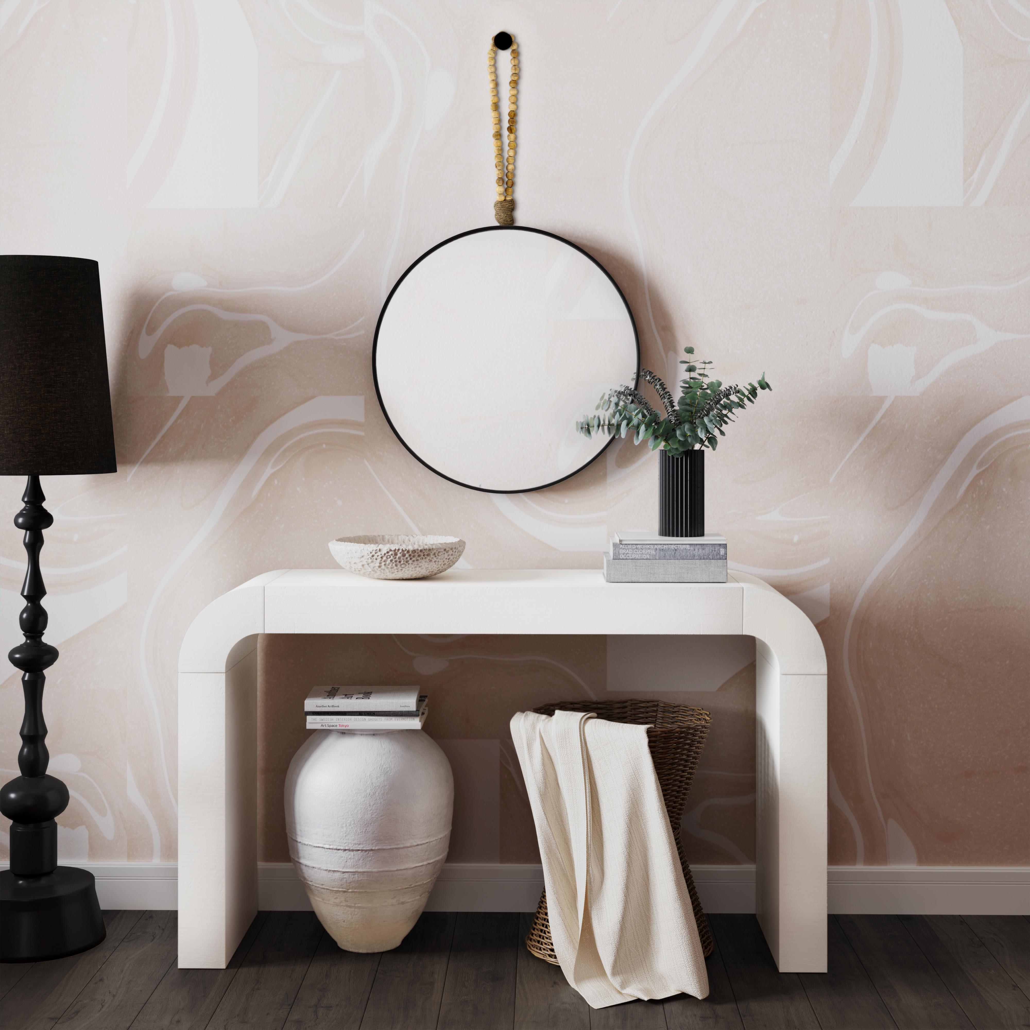 Jenna Black Concrete Table Vase - Image 4