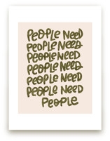 People Need People Limited Edition Fine Art Print 2 - Image 0
