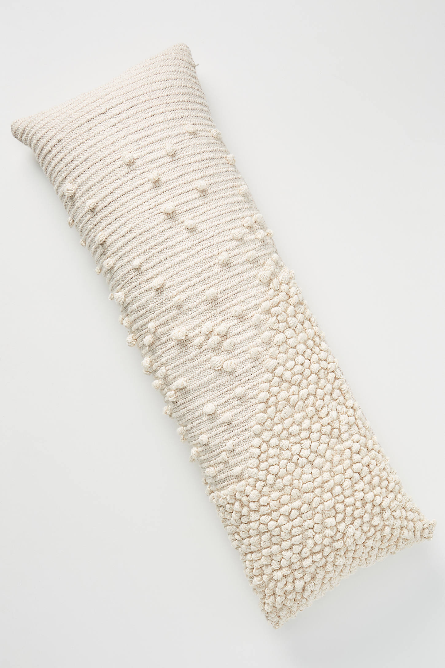 Textured Bobble Pillow. 40 x 14 - Image 0