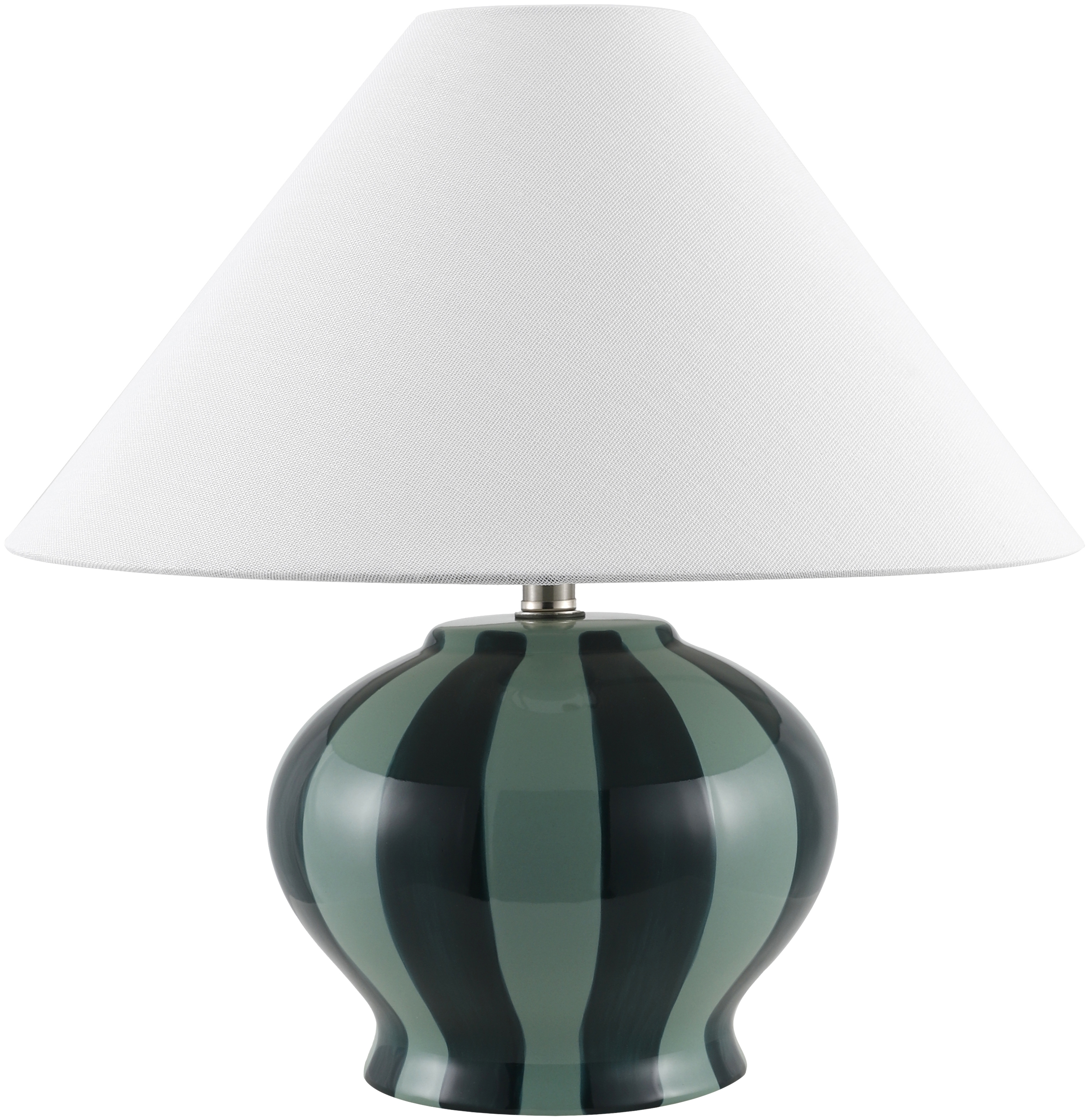 Rethel  Glazed 15"H x 15"W x 15"D Accent Table Lamp - Image 0