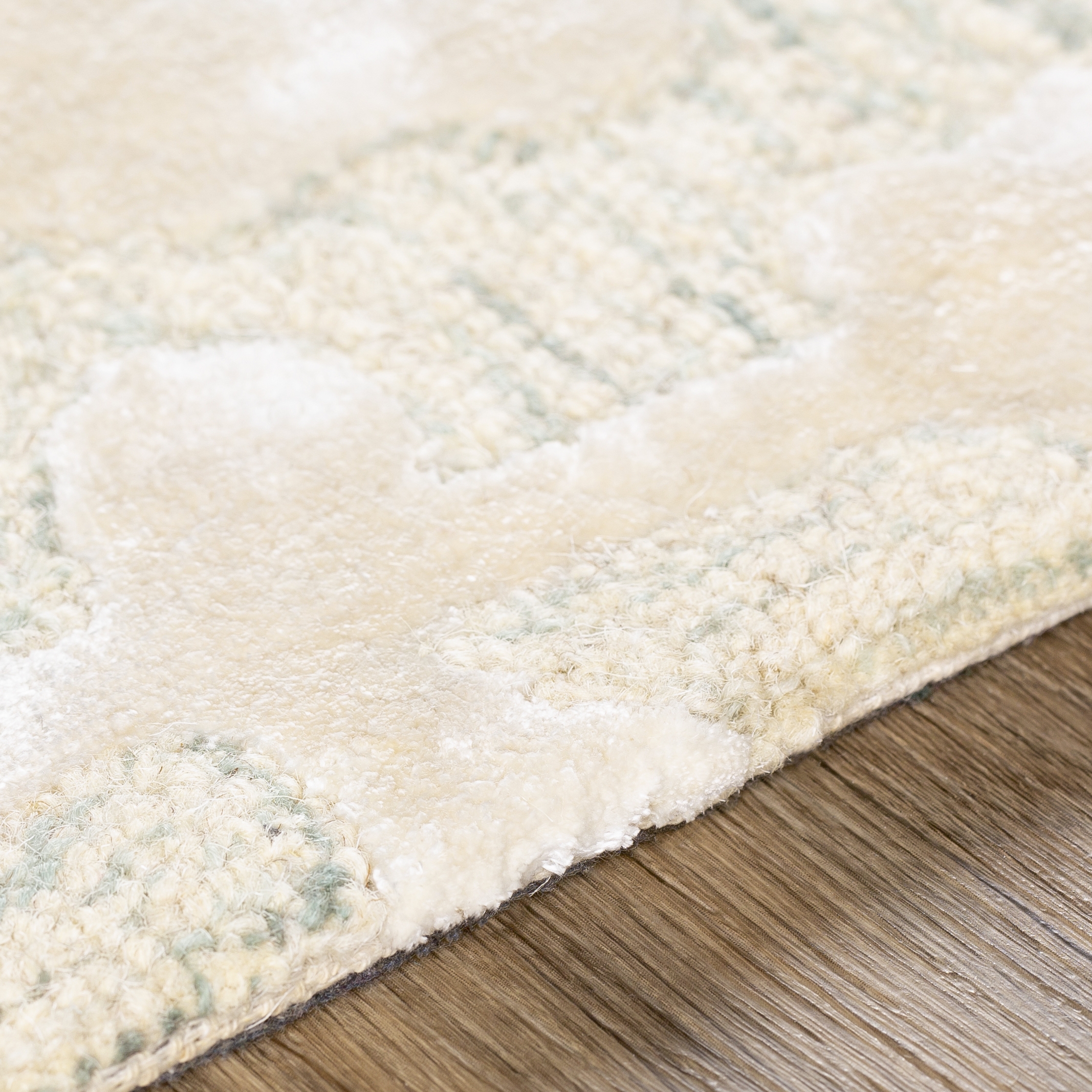 Opus White Indoor 2' x 3' Handmade Rug - Image 3