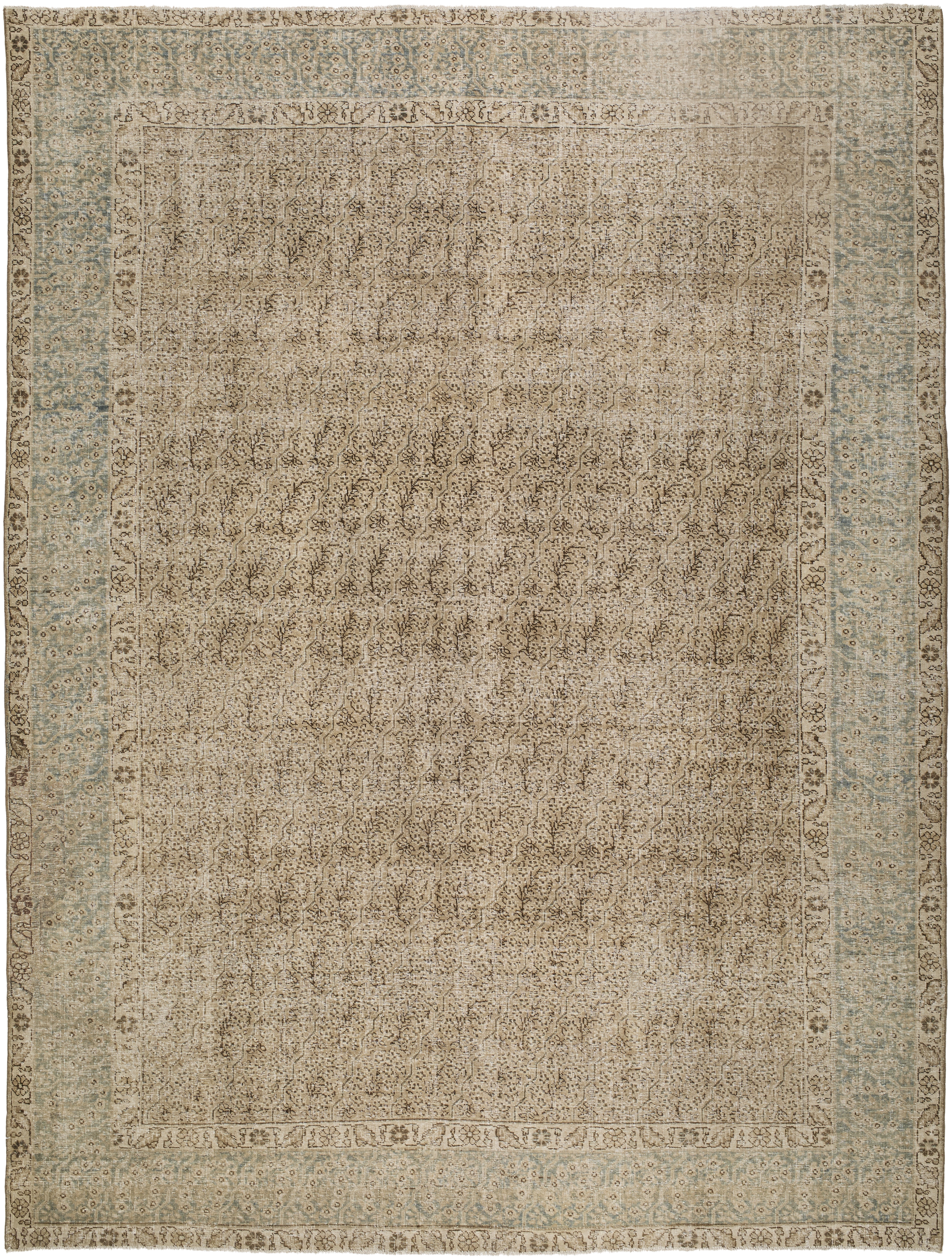 Antique One of a Kind  Indoor 8' x 10'7" Handmade Rug - Image 0