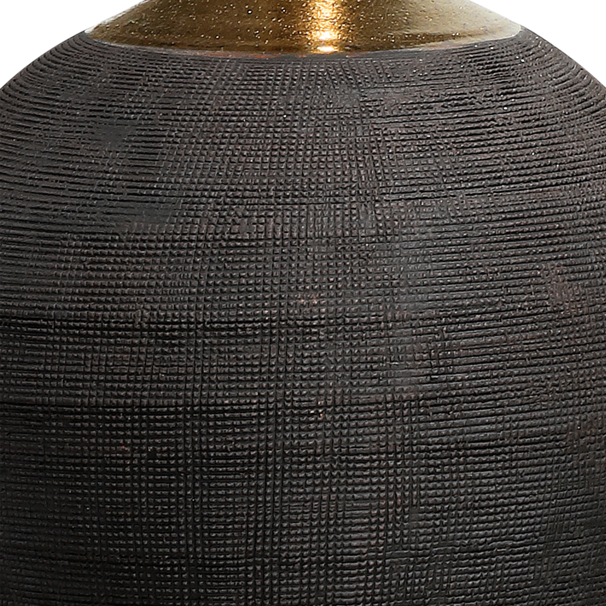 Arnav Matte Black Bottles, S/2 - Image 3