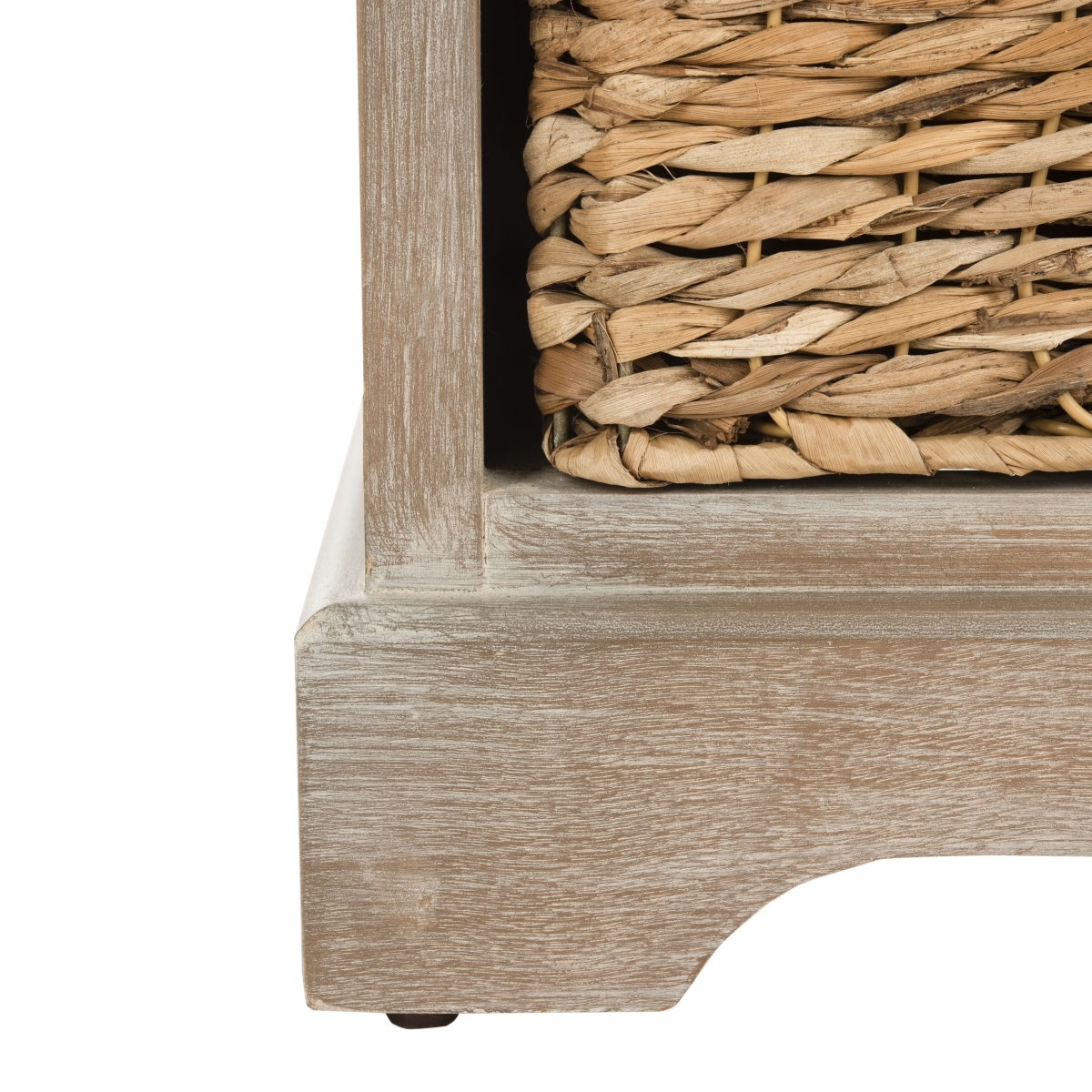 Raven Storage Unit - White Washed - Safavieh - Image 3