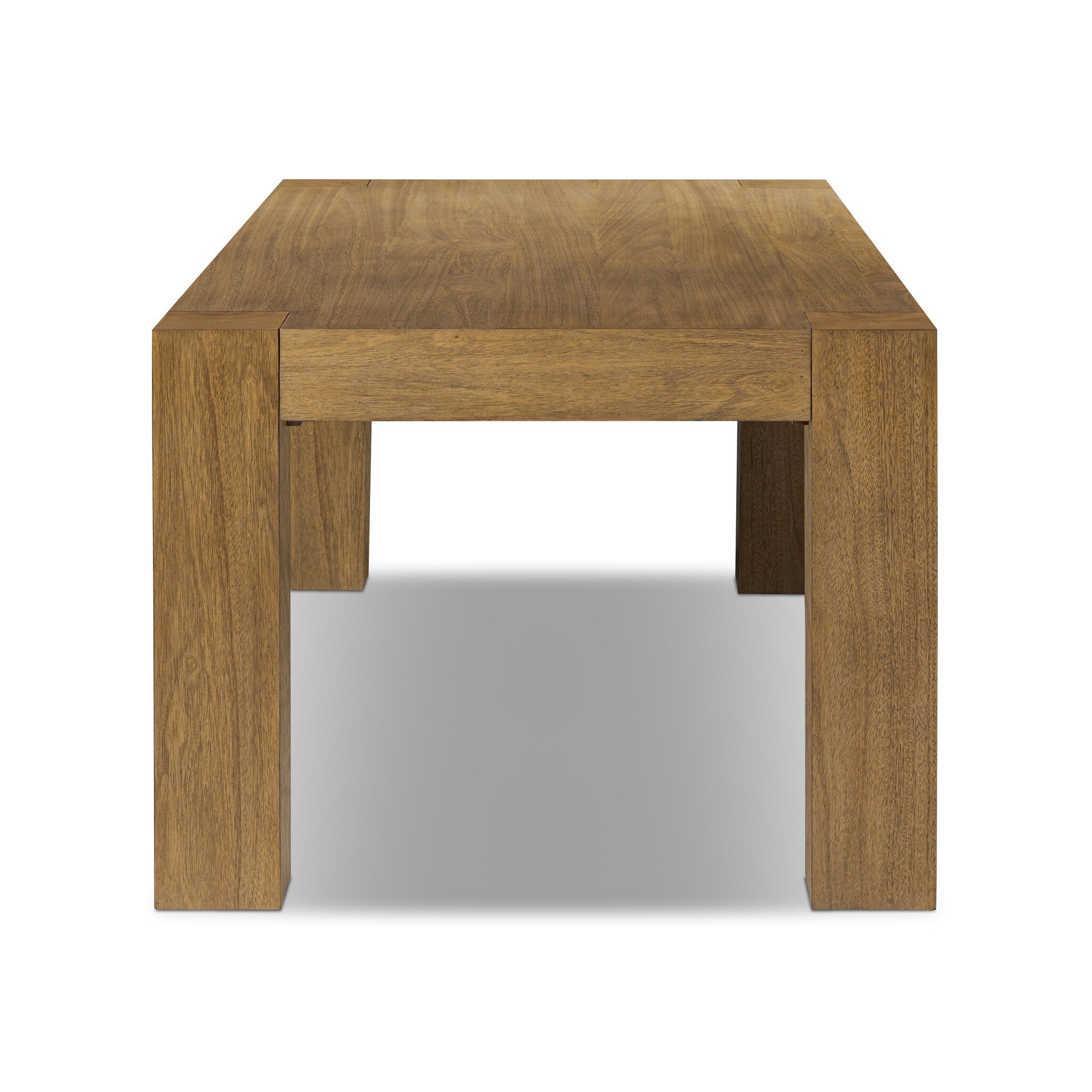 Emeli Dining Table 84" - Tawny Rubberwood Veneer - Image 3