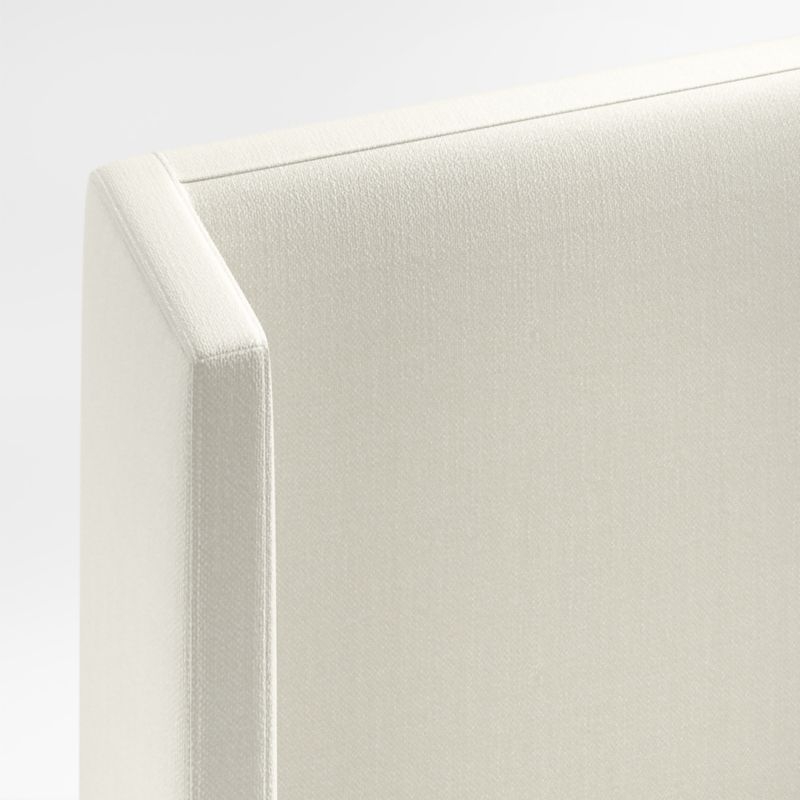 Arden 60" Ivory Queen Upholstered Headboard with Storage Bed Base - Image 2