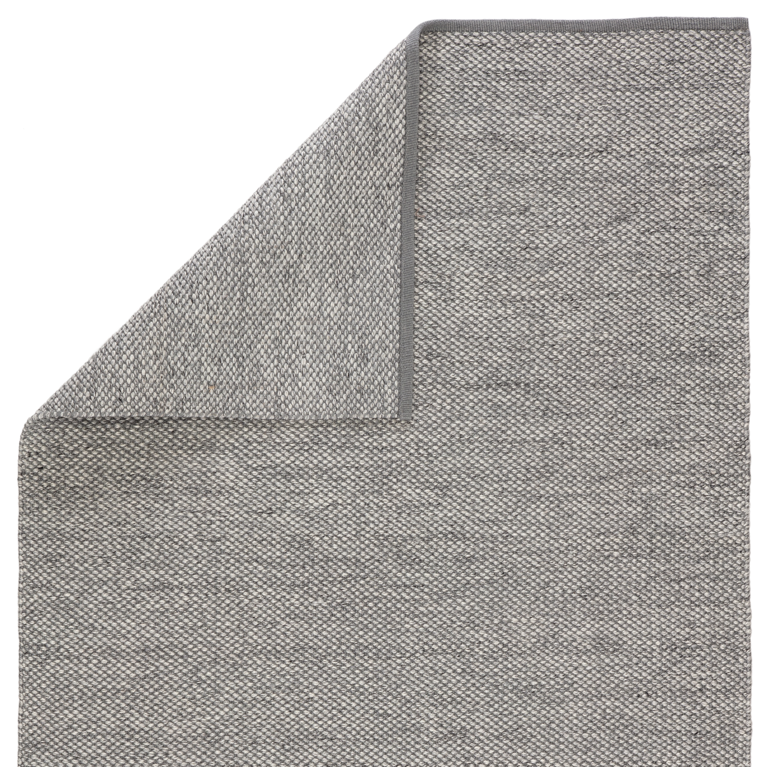 Lamanda Indoor/ Outdoor Solid Gray/ Ivory Area Rug (8'X10') - Image 2