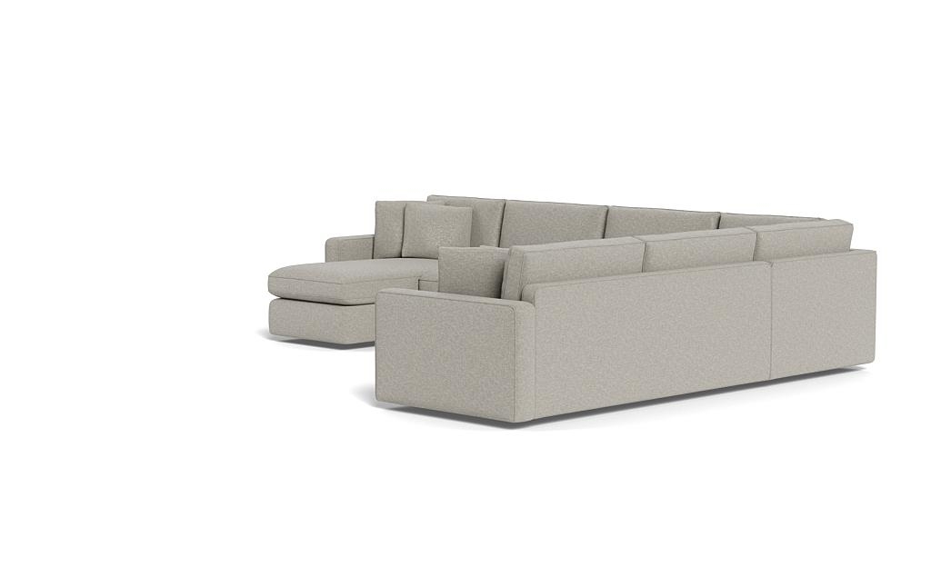 James 4-Piece 5-Seat Corner Chaise Sectional Left with Storage - Image 2