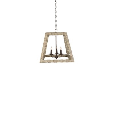 Oyster 3 - Light Candle Style Geometric Chandelier - Image 0