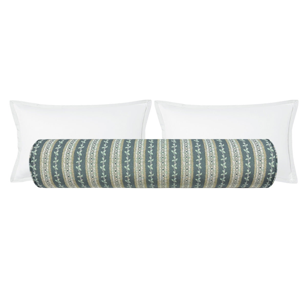 BOLSTER | ELLISTON HOUSE : TRELLIS // MARINE - TWIN // 9" X 24" - Image 0