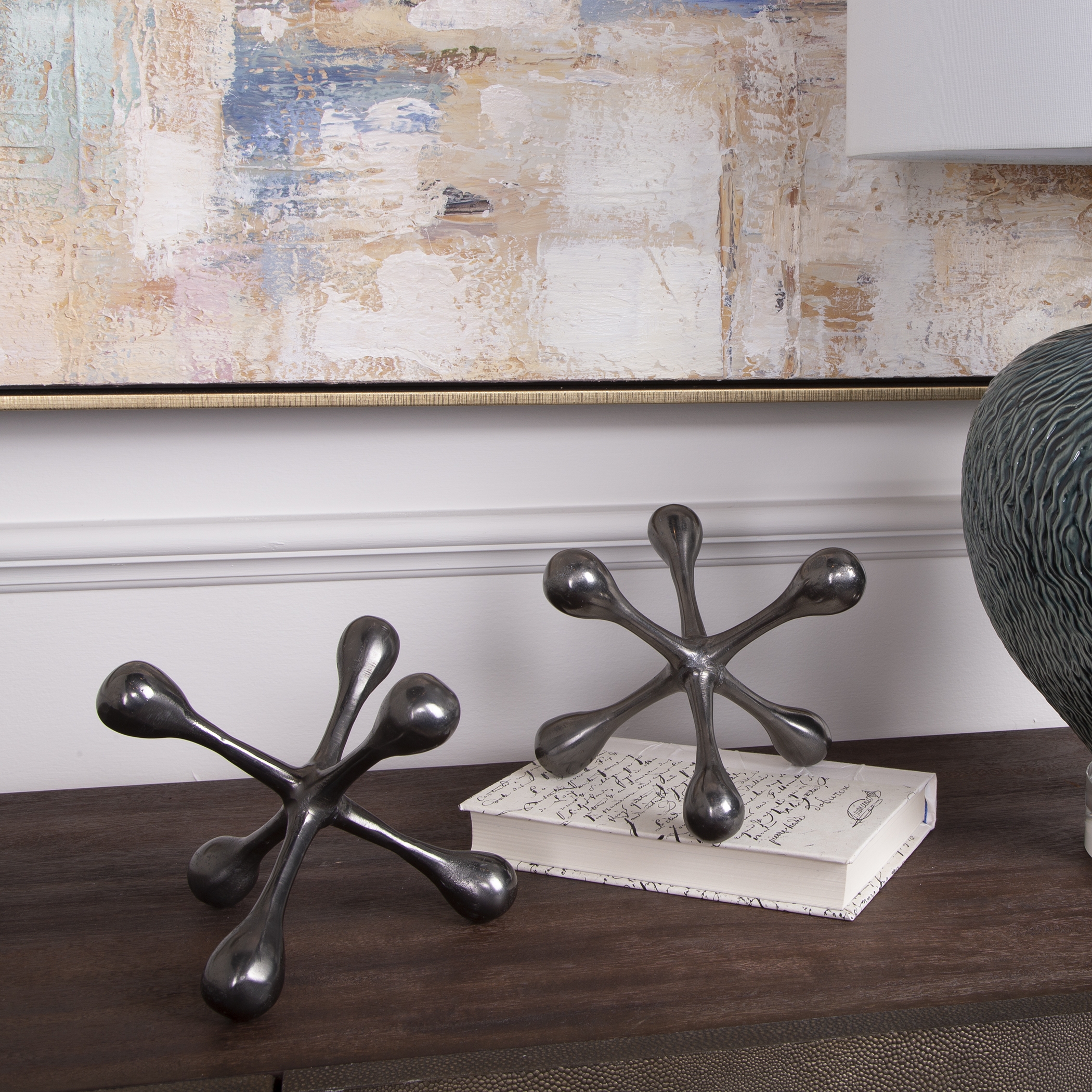 Harlan Black Nickel Objects, S/2 - Image 2