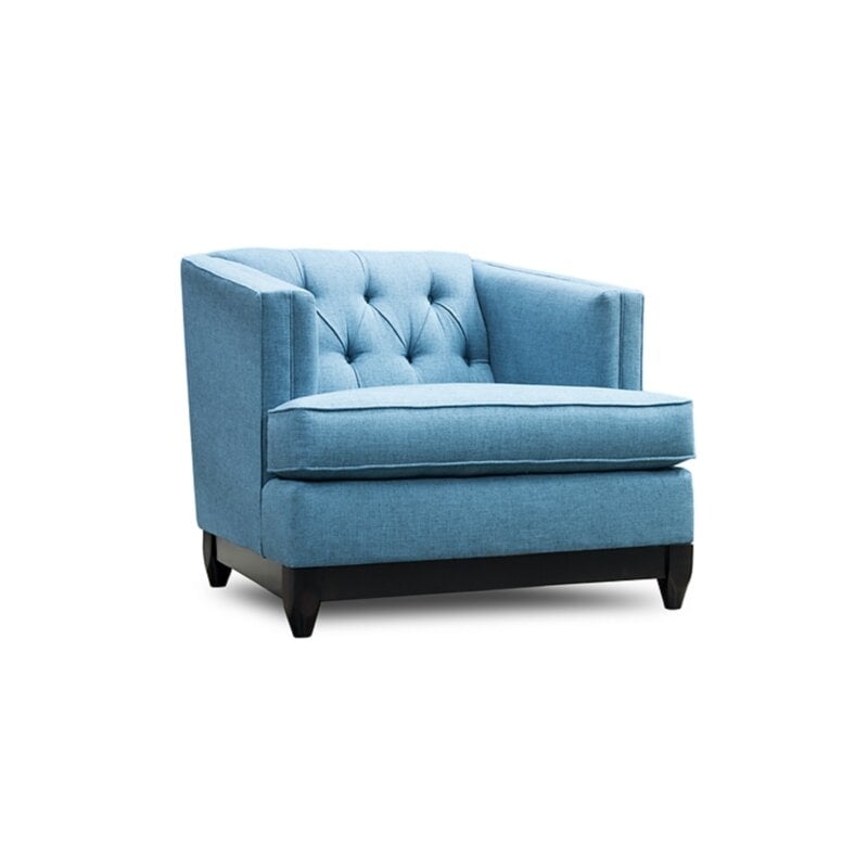 My Chic Nest Ali 38"" Wide Tufted Armchair - Image 0