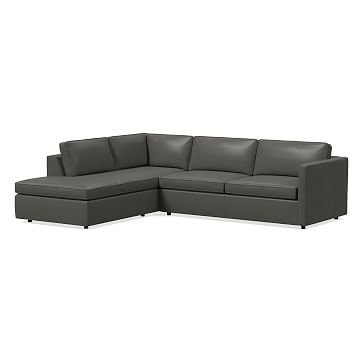 Harris Leather 2-Piece Terminal Chaise Sectional - Image 0