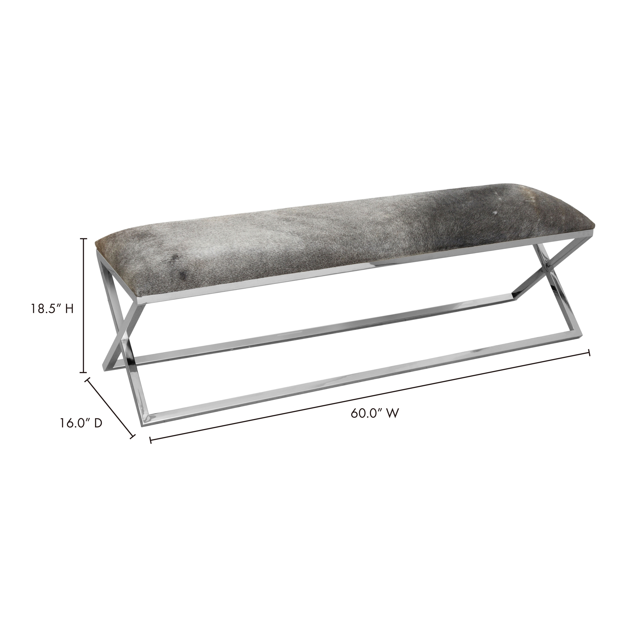 Rossi Bench Grey - Image 4