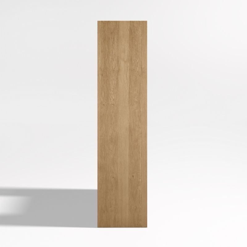 Baja Natural 72" Oak Storage Media Console and 2 Storage Bookcases - Image 3