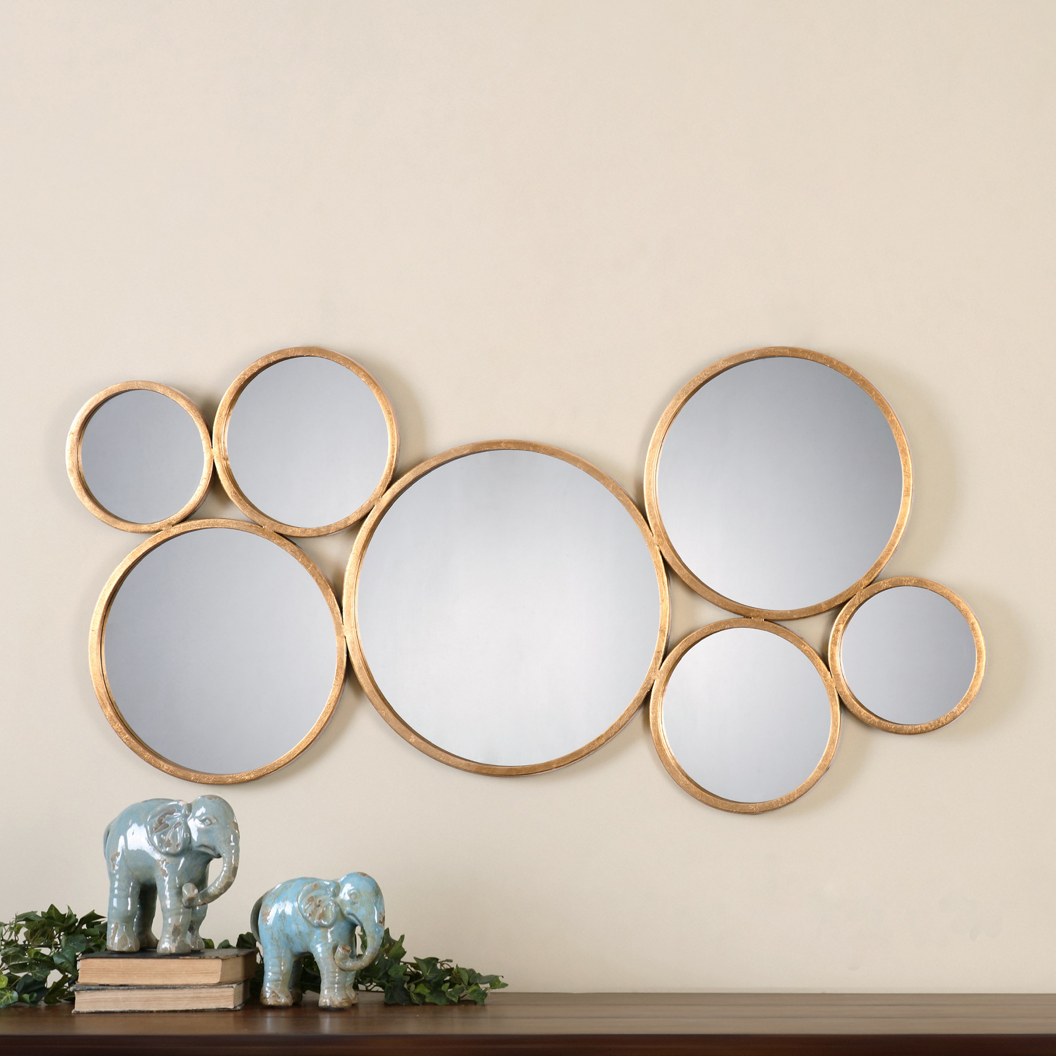 Kanna Gold Wall Mirror - Image 0