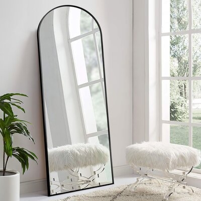 Full Length Mirror, Black, 21" x 64" - Image 0