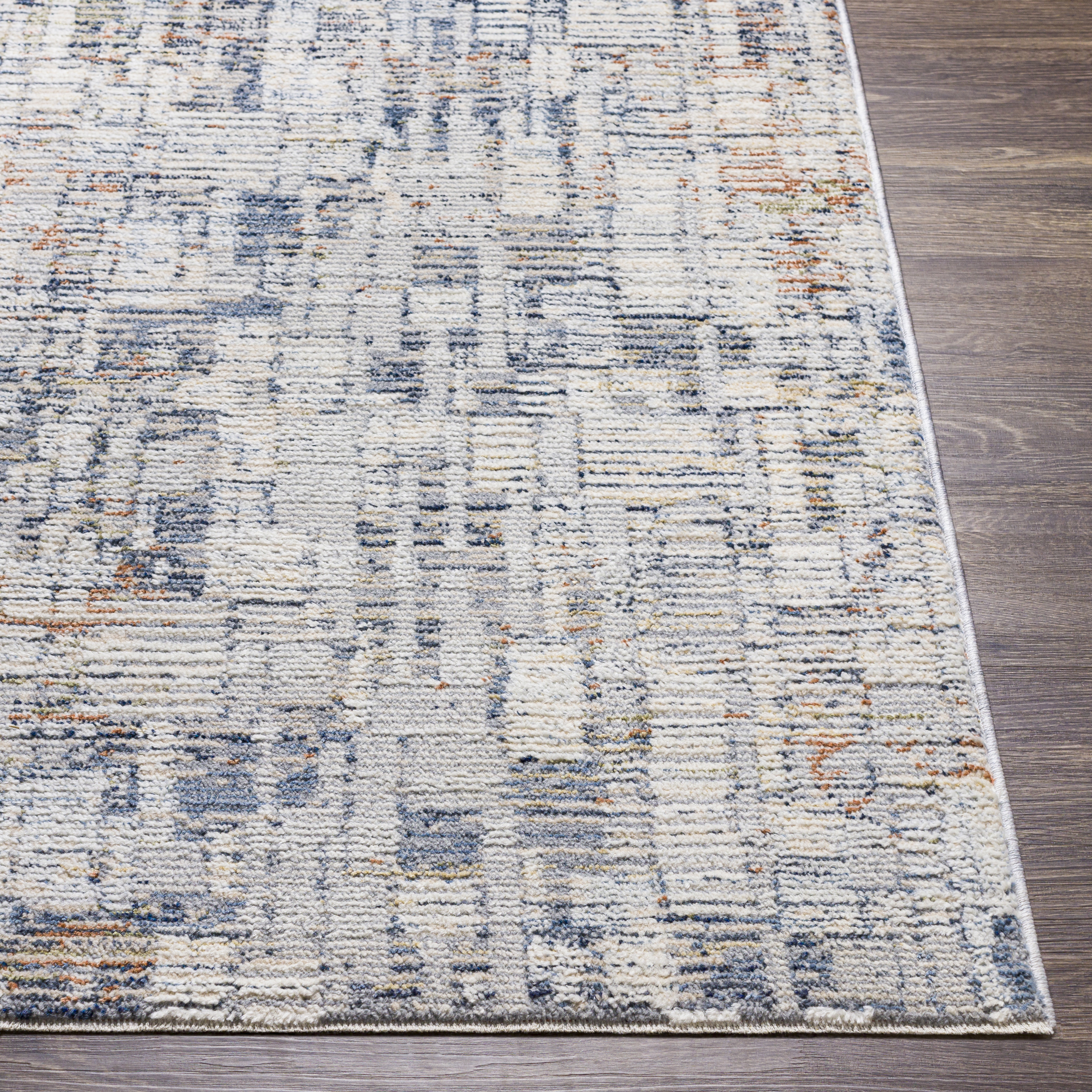 Amore Gray Indoor 2'7" x 7'10" Machine Woven Rug - Image 2