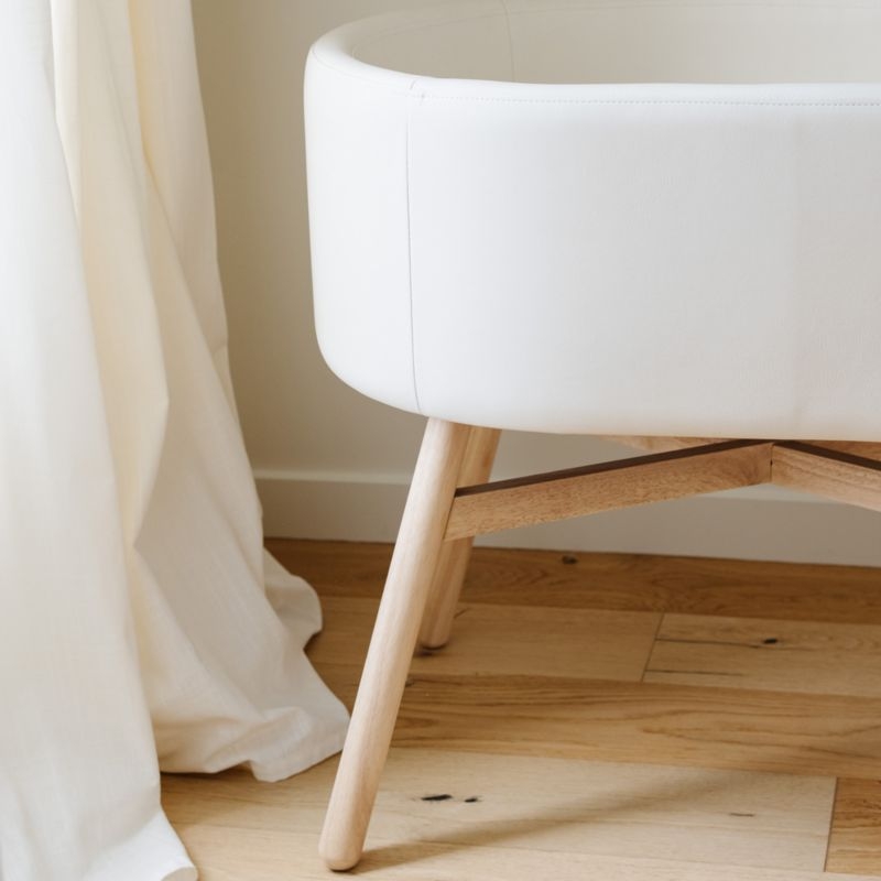 Babyletto X Gathre Capsule Ivory Baby Bassinet - Image 2