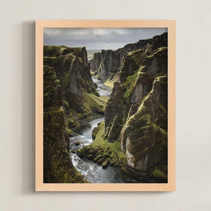 Icelandic Canyon Open Edition Fine Art Print - Image 0