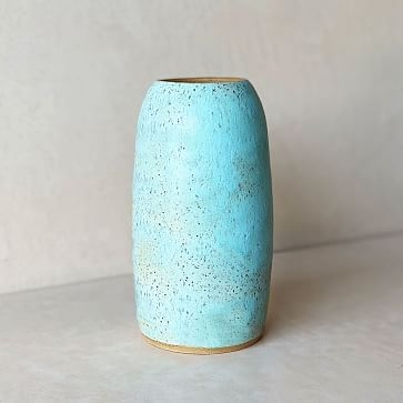 Blue Speckle Tall Vase - Image 2