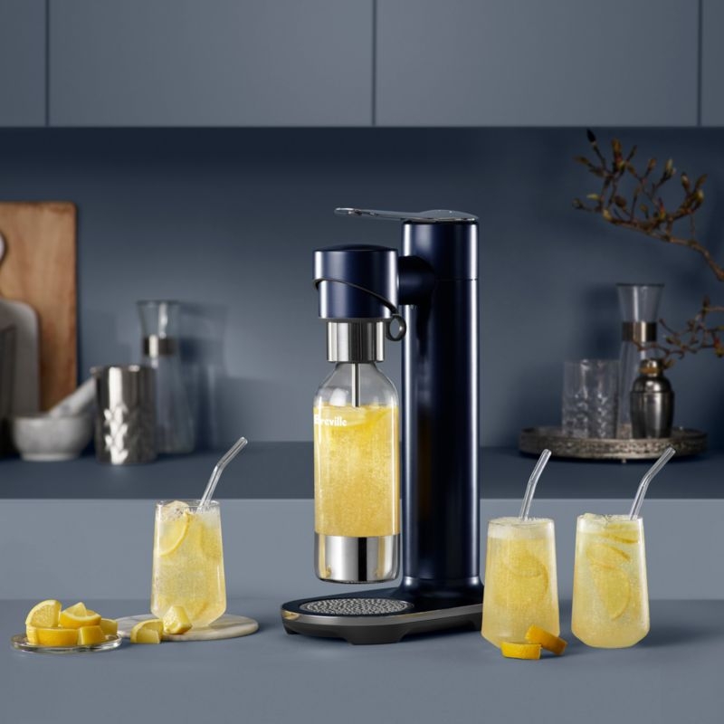 Breville ® InFizz Fusion Carbonation Machine with CO2 Canister in Damson Blue - Image 1