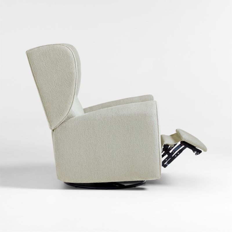 Seesaw Sage Green Electronic Swivel Glider Power Recliner Nursery Chair - Image 4