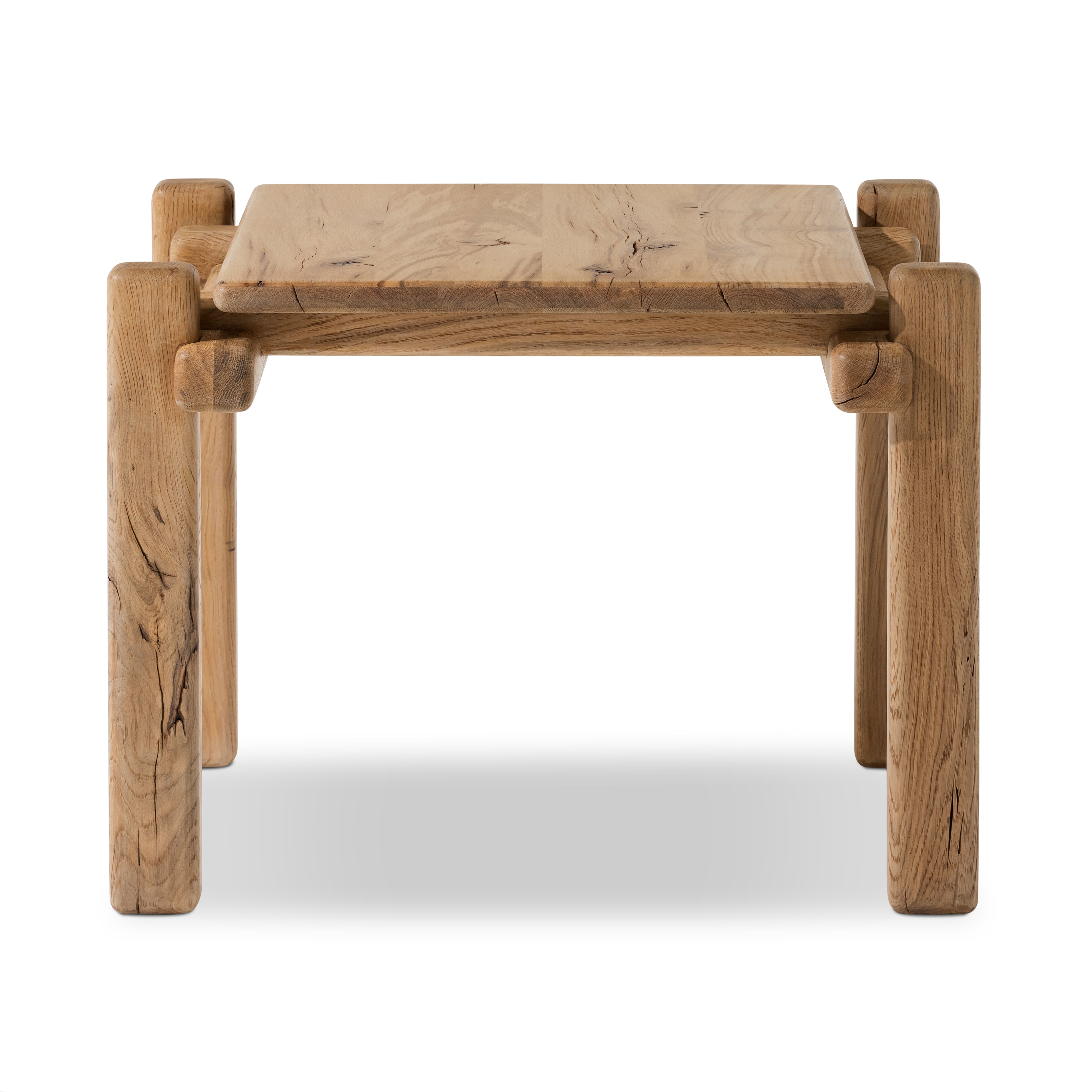 Marcia End Table-French Oak - Image 4