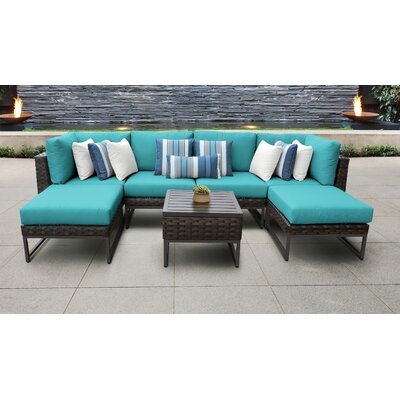 Nauvoo 7 Piece Sectional Seating Group with Cushions - Image 0