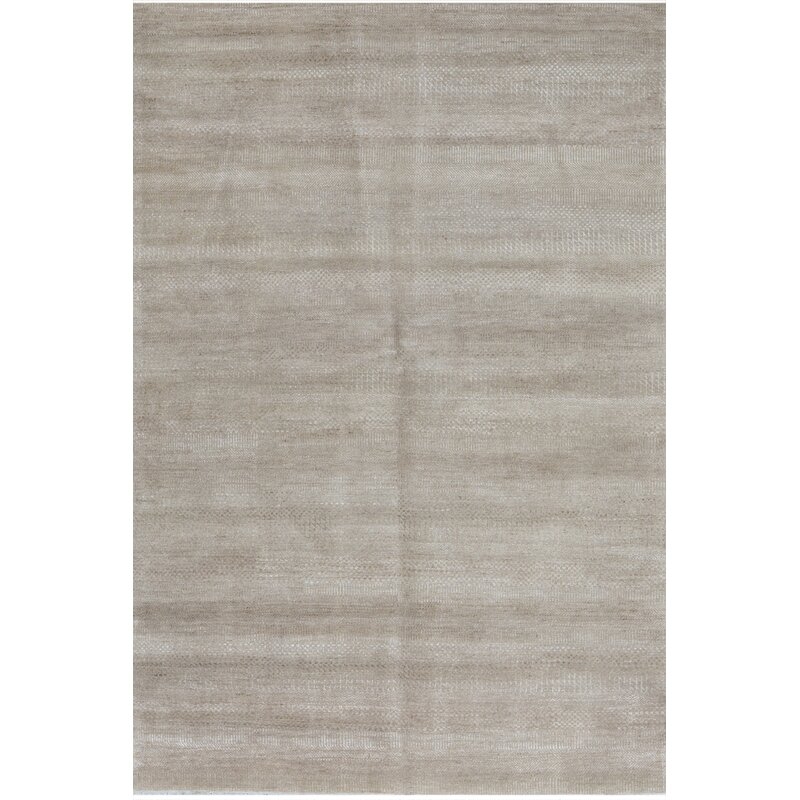 Bokara Rug Co., Inc. Hand-Knotted High-Quality Natural and Gold Area Rug - Image 0