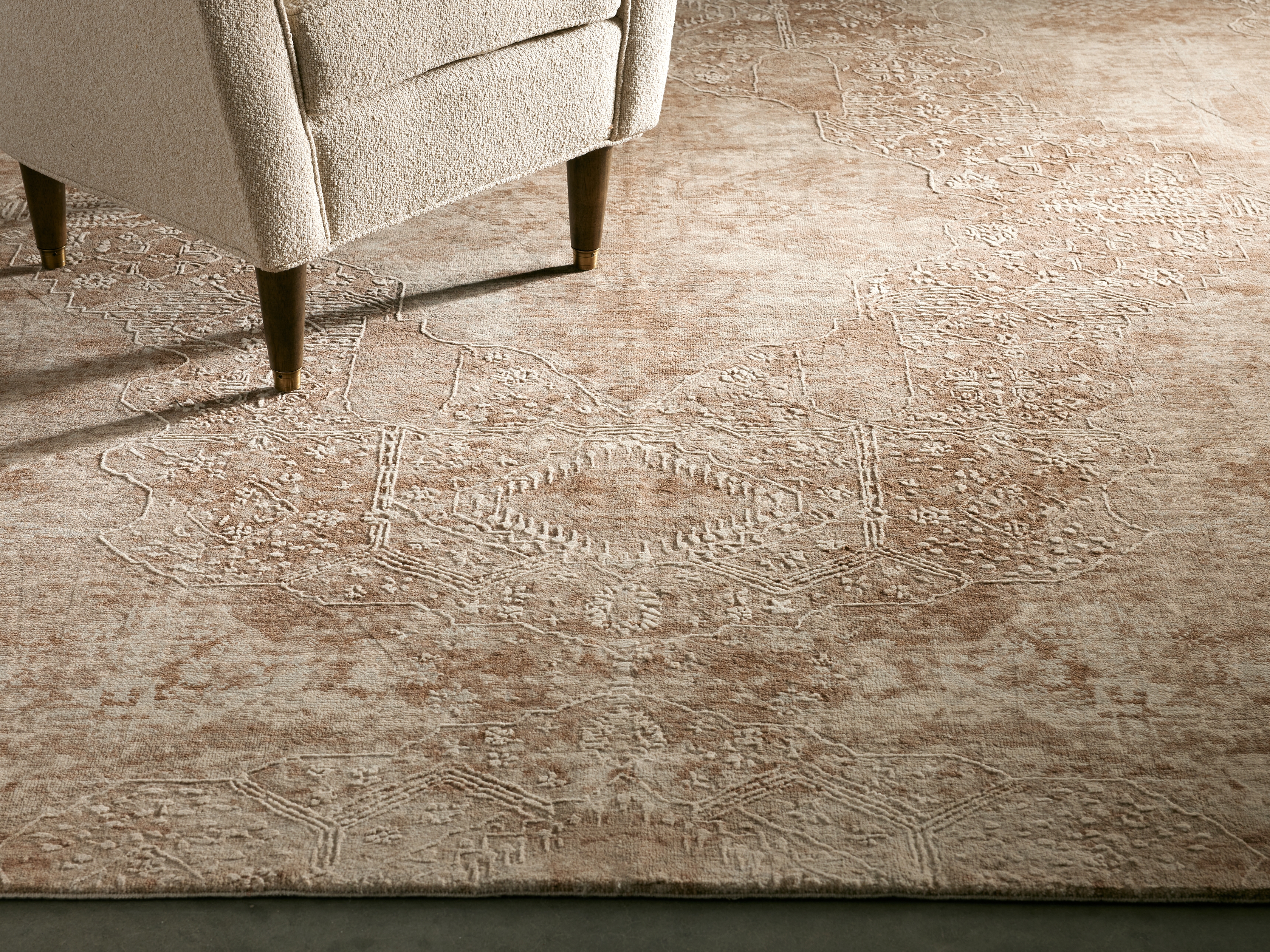 Luca Hand-Knotted Rug 8' X 10' in Brown   - Image 0