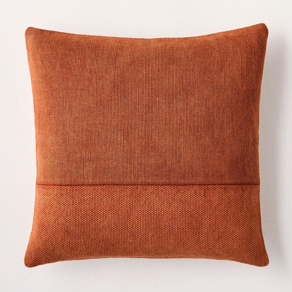 Cotton Canvas Pillow Cover, 18"x18", Copper - Image 0
